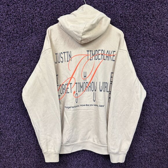 Justin Timberlake The Forget Tomorrow World Tour Hoodie 2X - Picture 1 of 4